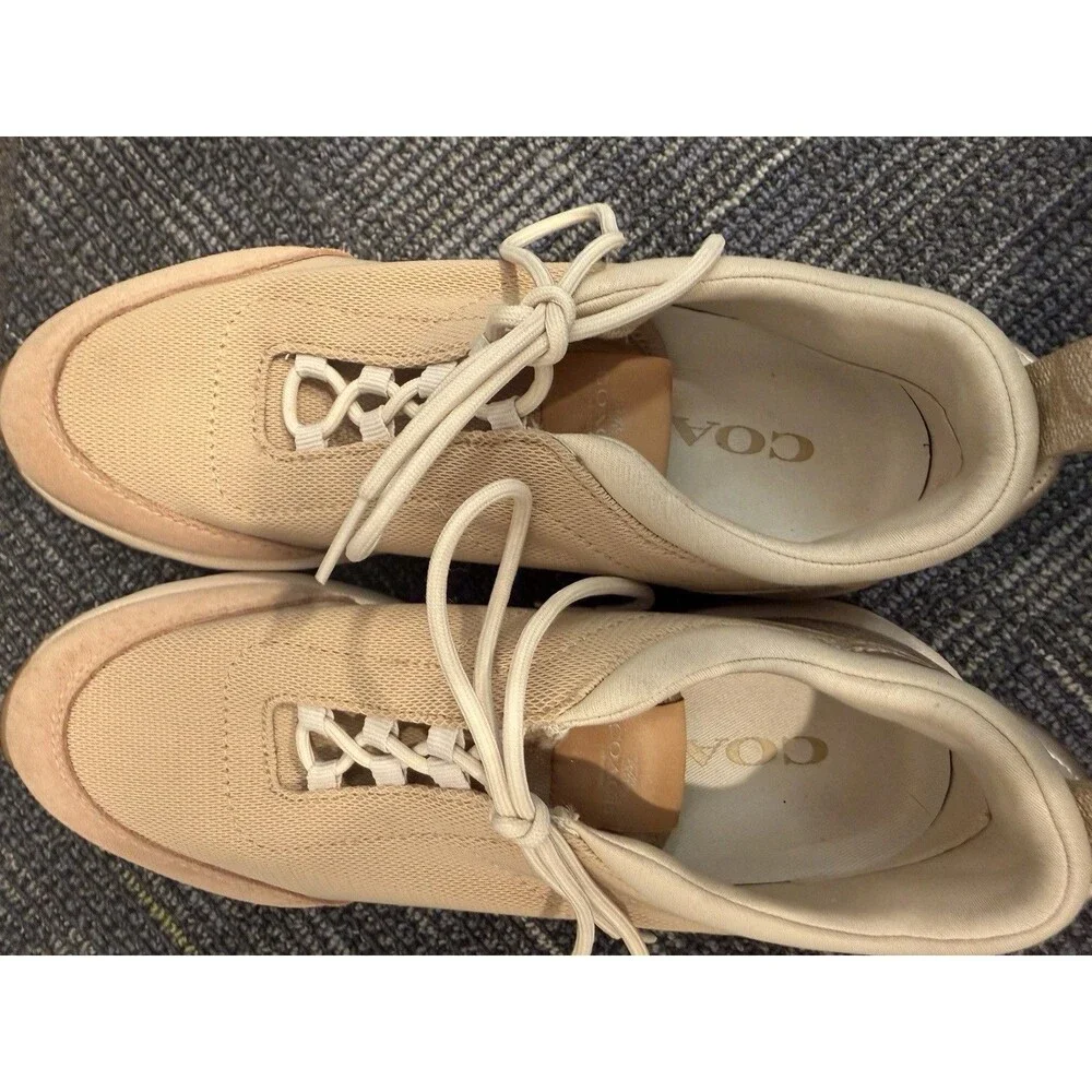 Women Coach Tan Sneaker Size 7